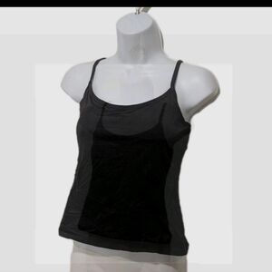 NY & Co Cami Tank Top L Shelf Bra 90s Y2K Gothic 200L